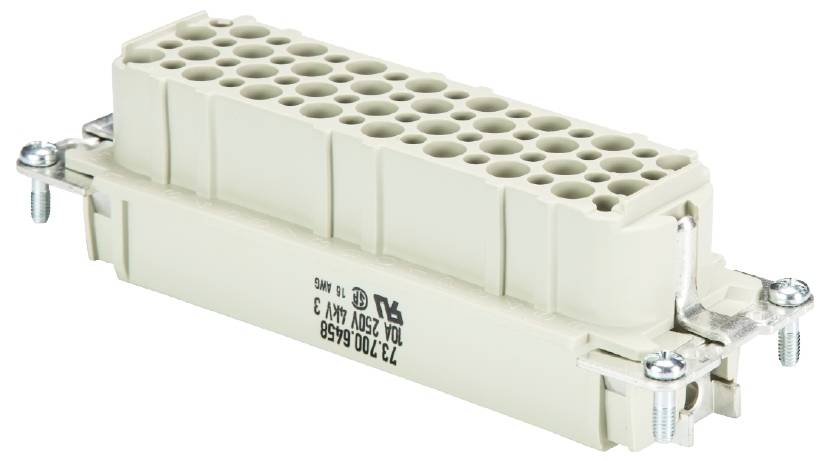 Wieland Electric 73.700.6458.0 Buchseneinsatz Gesamtpolzahl 64 10St.