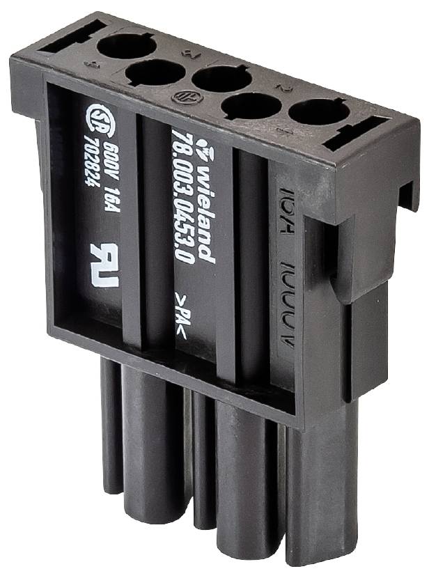 Wieland Electric 78.003.0453.0 Moduleinsatz Gesamtpolzahl 4 10St.
