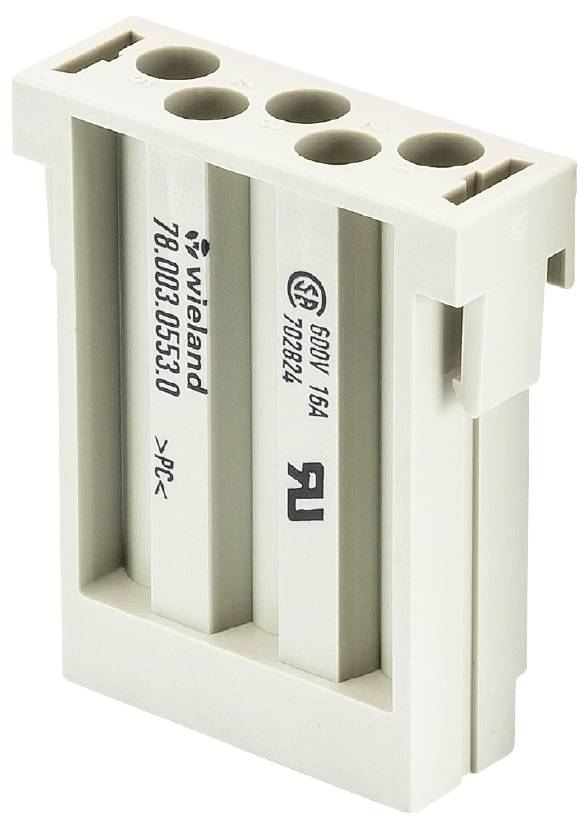 Wieland Electric 78.003.0553.0 Moduleinsatz Gesamtpolzahl 5 10St.