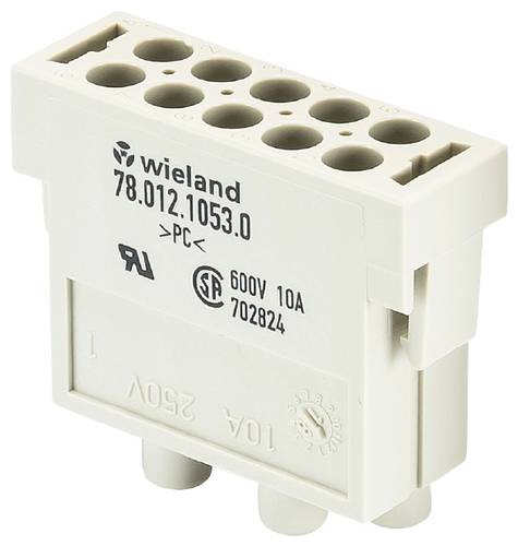 Wieland Electric 78.012.1053.0 Moduleinsatz Gesamtpolzahl 10 10 St.