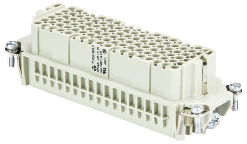 Wieland Electric 73.800.0853.0 Buchseneinsatz Gesamtpolzahl 108 5 St.