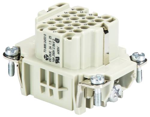 Wieland Electric 73.800.2453.0 Buchseneinsatz Gesamtpolzahl 24 5 St.