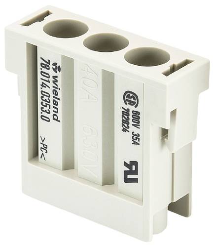 Wieland Electric 78.014.0353.0 Moduleinsatz Gesamtpolzahl 3 10 St.