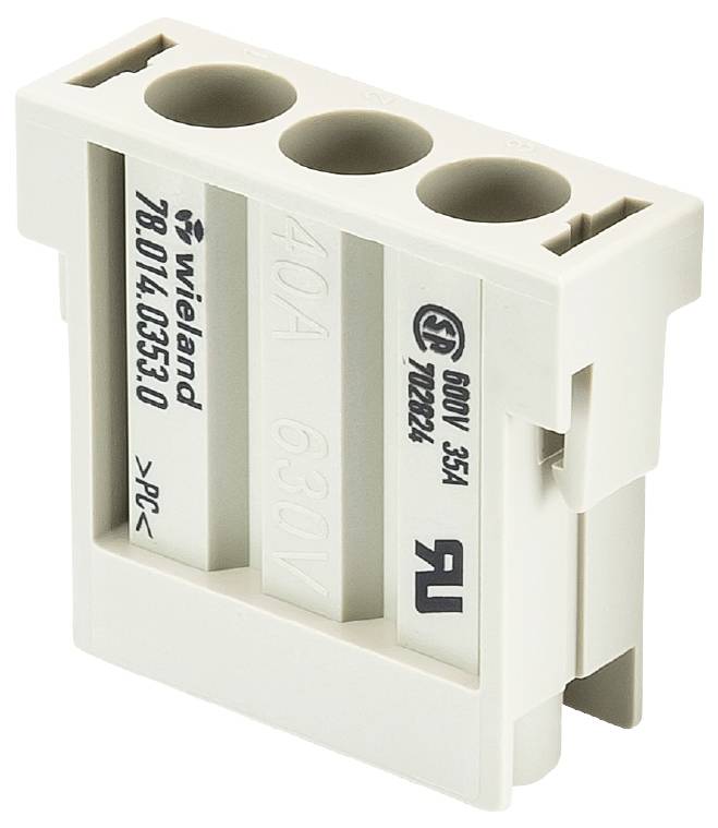 Wieland Electric 78.014.0353.0 Moduleinsatz Gesamtpolzahl 3 10 St.