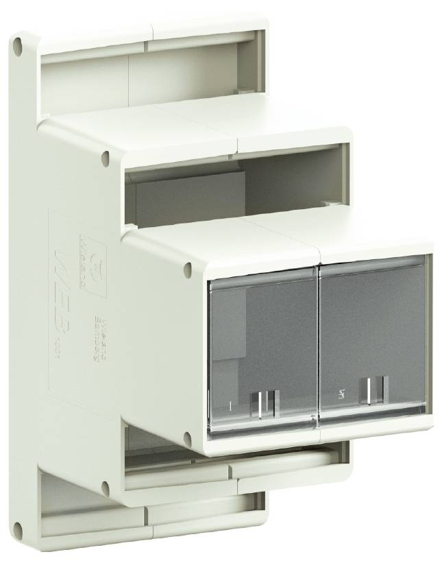 Wieland Electric WEB 1001 B4 86.040.0053.0 Elektronikgehäuse 10St.
