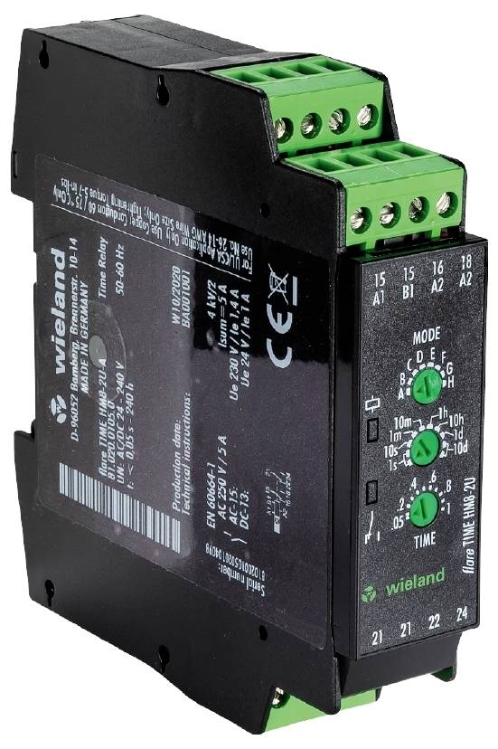 Wieland Electric 81.020.0105.0 FLARE TIME HM8-2U-A Zeitrelais 1St.