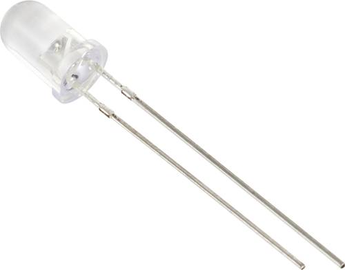 TRU COMPONENTS LED bedrahtet Kaltweiß Rund 5 mm 70000 mcd 15 °