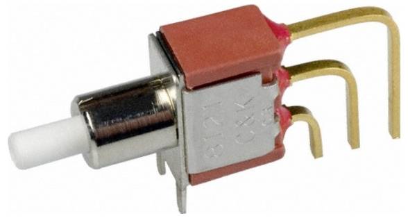 C & K Switches 8125SD8AV2BE Push button 8020 Series Drucktaster 20 V/DC 1 x Ein/(Ein) Bulk
