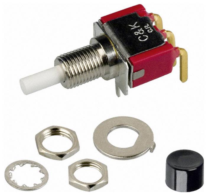 C & K Switches 8168SHABE2 Push button 8060 Series Drucktaster 20 V/DC 1 x Ein/(Ein) Bulk