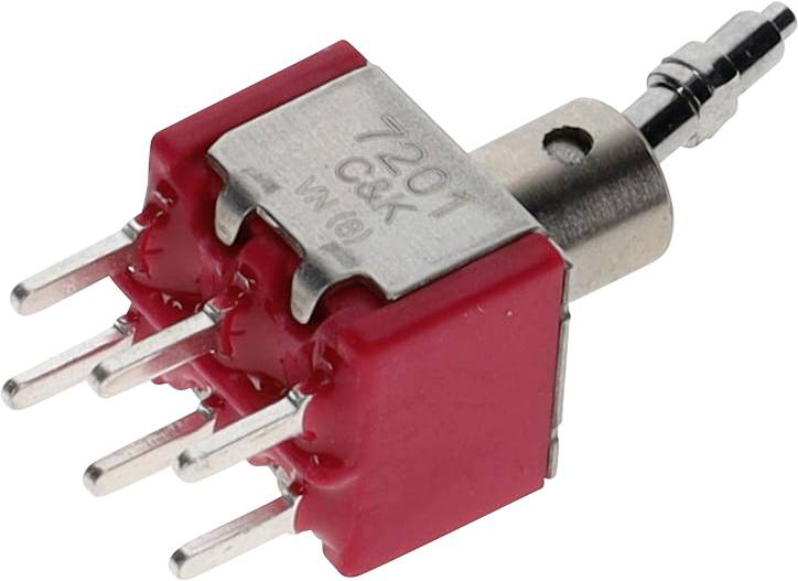 C & K Switches 7201L40D9CQE Toggle Switch 7000 Series Kippschalter