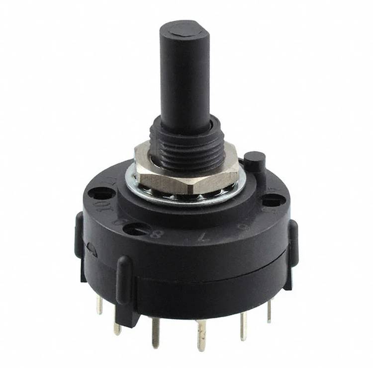 C & K Switches A11005RNCQ Rotary-Switch A Series Drehschalter 125 V/AC, 125 V/DC 2.5A Schaltpositionen 10 1St.
