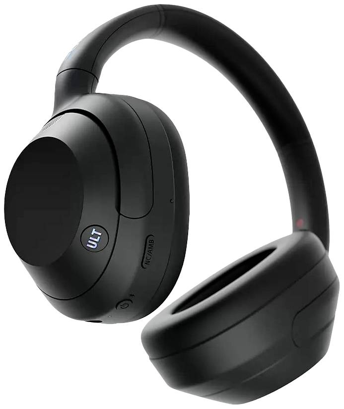 Sony ULT WEAR Over Ear Kopfhörer Bluetooth® Stereo Schwarz Noise Cancelling Faltbar HiFi