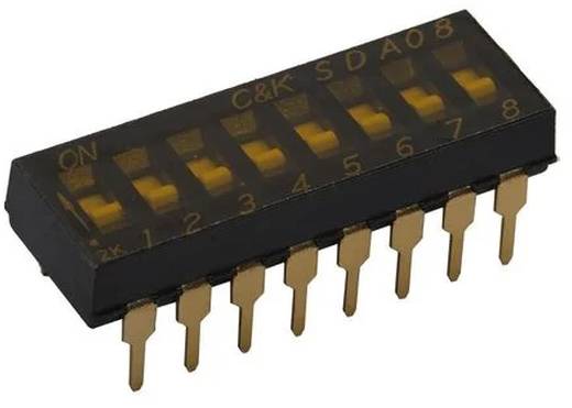 C & K Switches SDA06H0SBR DIP Switch SDA Series DIP-Schalter Polzahl 6 Tape on Full reel
