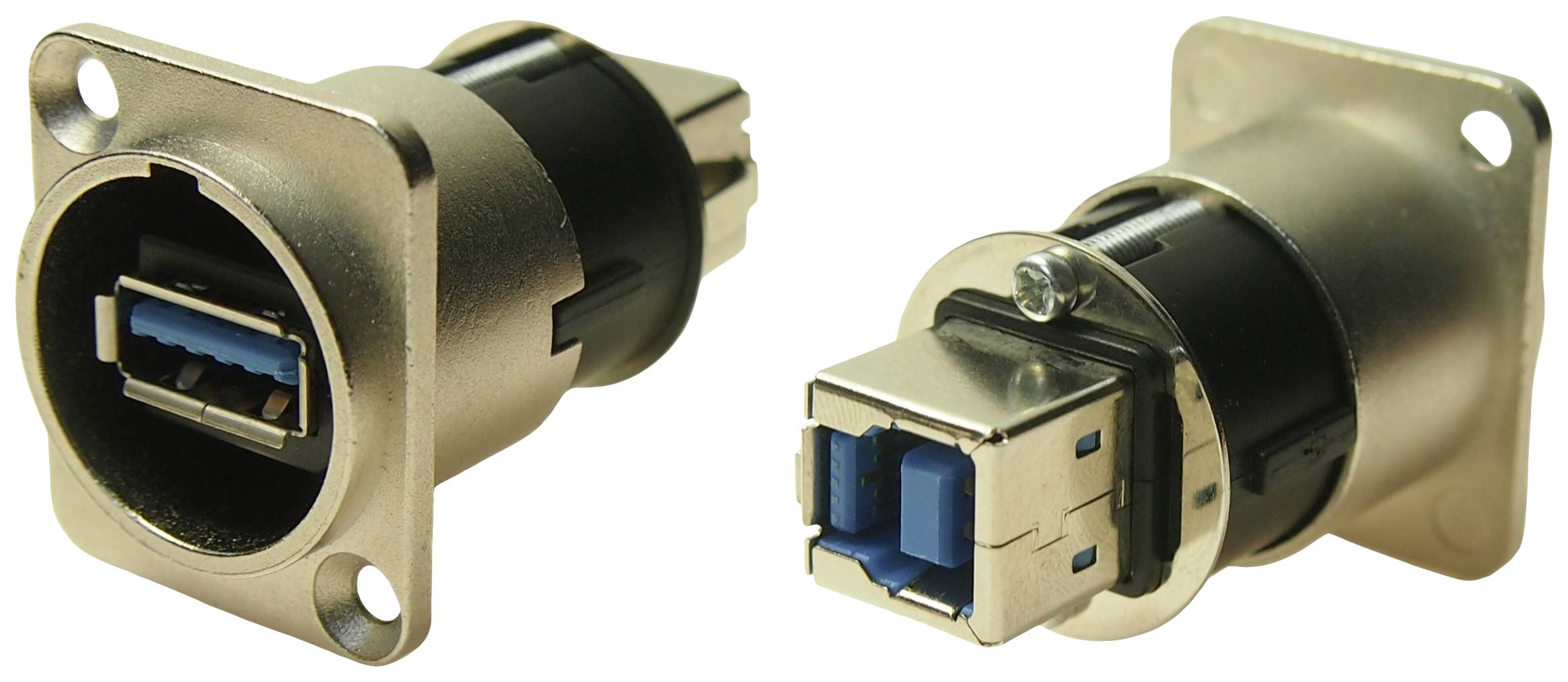 Cliff XLRFT USB 3.0 A-B Buchse Nickel Geerdet Adapter, Einbau CP30106 Inhalt: 1St.