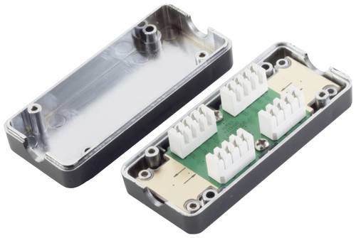 BKL Electronic 10121223 Cat. 7 LSA-Anschlussbox, Verbinder Schwarz Inhalt: 1 St.