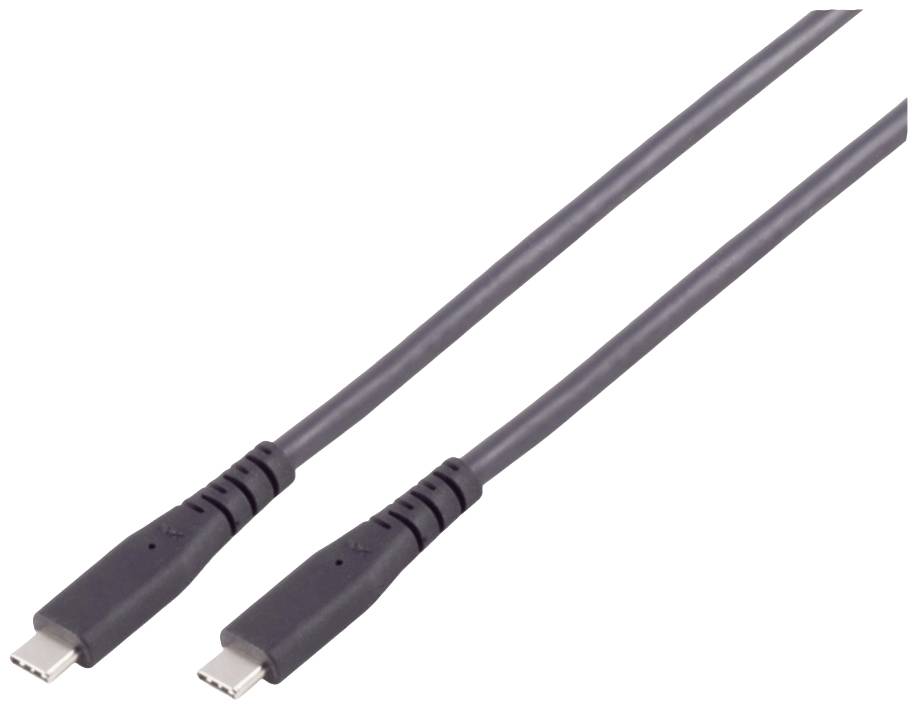 BKL Electronic USB-C® Verbindungskabel, USB4 Gen 3x2, 240W, 0,5m 10080128 Inhalt: 1 St.