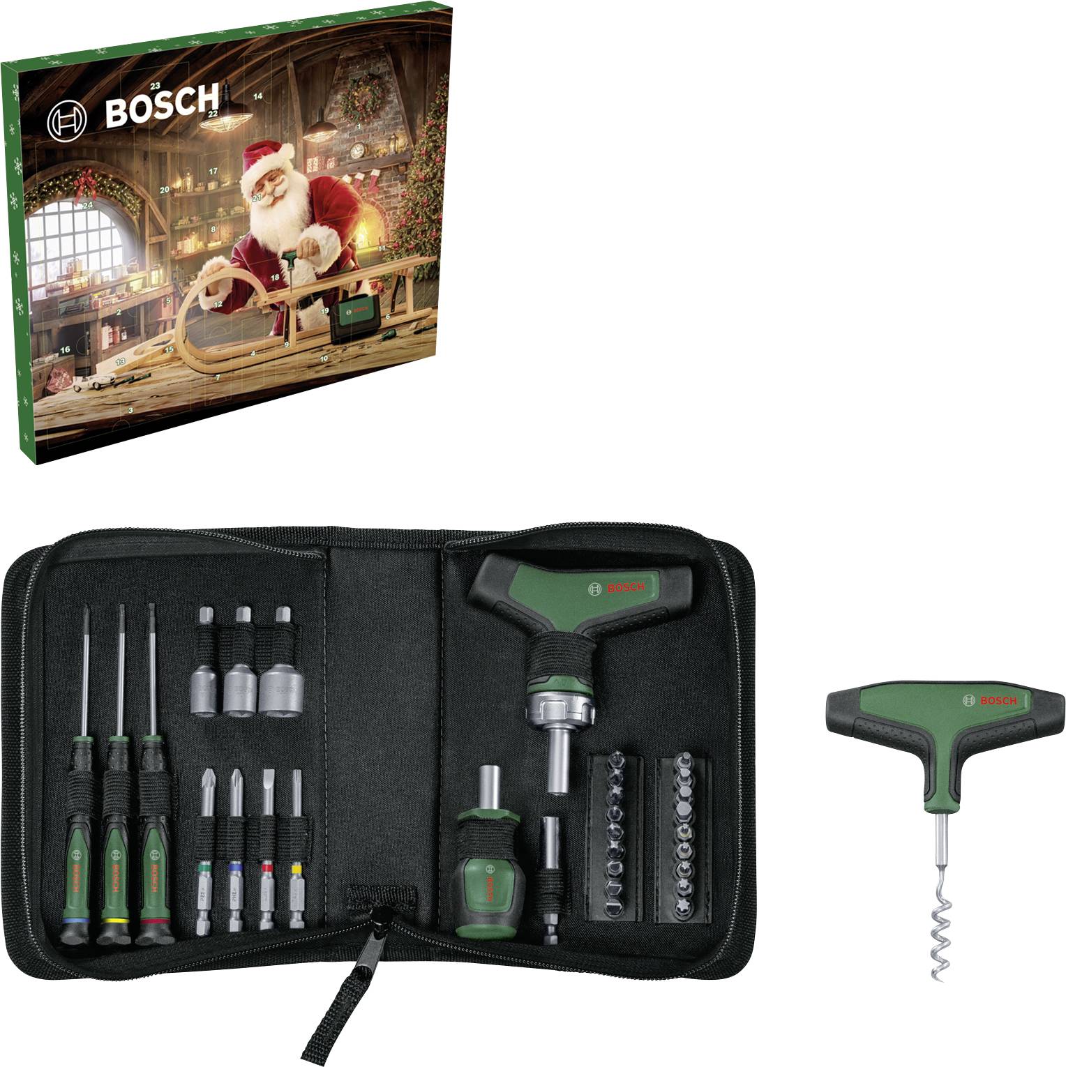 Bosch Home and Garden Handwerkzeug Adventskalender 2024 Werkzeug Adventskalender Altersklasse Unabhängig