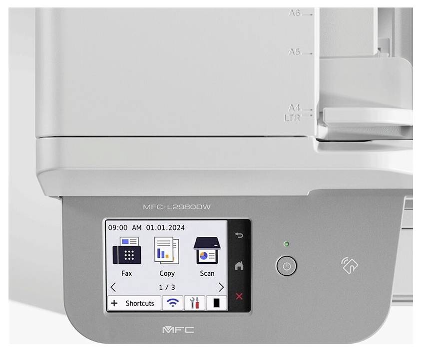 Brother MFC-L2980DW Multifunktionsdrucker Laser Schwarz-Weiß A4 Drucker, Scanner, Kopierer Duplex, LAN, USB, WLAN