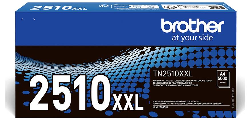 Brother Toner TN-2510XXL Original Schwarz 5000 Seiten TN2510XXL