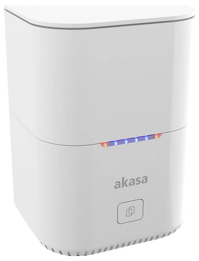 Akasa DuoDock MX M.2 SSD-Gehäuse USB-C® (USB 3.2 Gen 2) 10 GBit/s M.2 PCIe NVMe 2242, 2260, 2280 AK-DK09U3-WHCMV2
