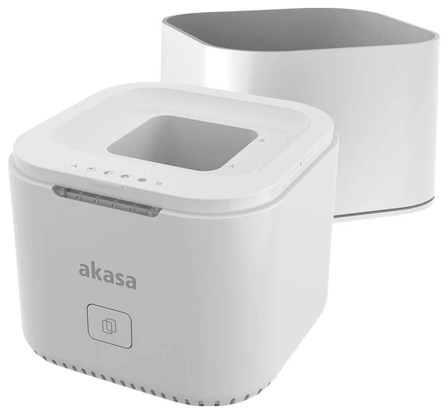 Akasa DuoDock MX M.2 SSD-Gehäuse USB-C® (USB 3.2 Gen 2) 10 GBit/s M.2 PCIe NVMe 2242, 2260, 2280 AK-DK09U3-WHCMV2