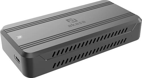 Akasa AK-ENU4M2-01 M.2 SSD-Gehäuse USB-C® (USB4®) 40 GBit/s M.2 PCIe NVMe 2242, 2260, 2280 AK-ENU4