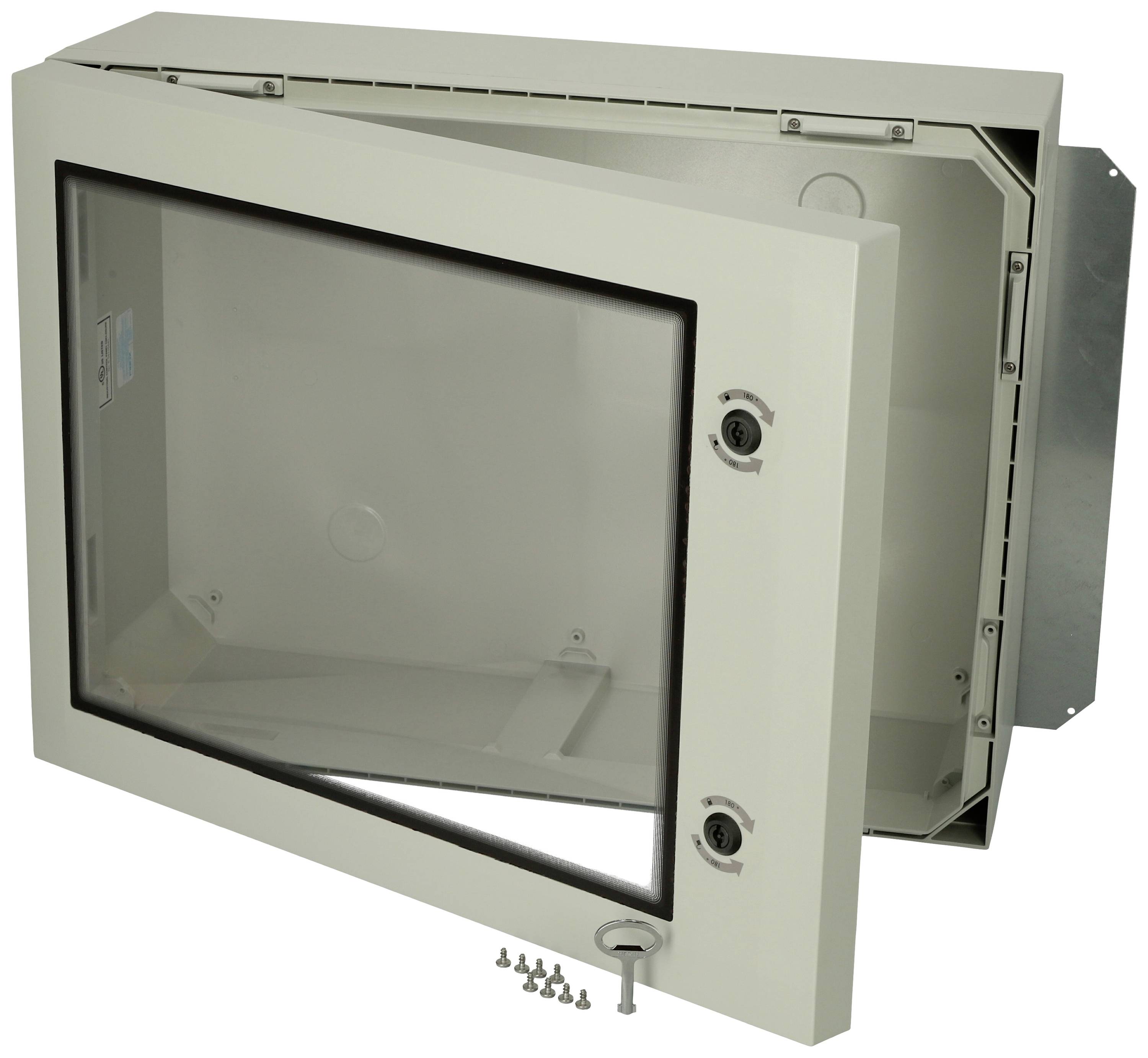 Fibox ARCA 608030W No MP Schaltschrank 800 x 600 x 300 Polycarbonat Lichtgrau (RAL 7035) 1St.