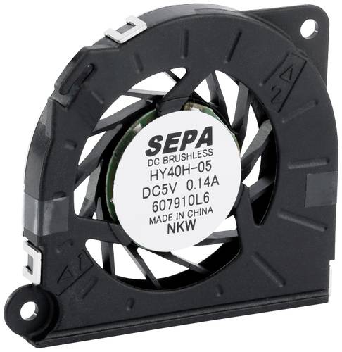SEPA HY40H05A-811 Radiallüfter 5 V/DC 2.04 m³/h (L x B x H) 40 x 40 x 5 mm
