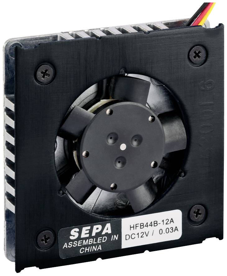 SEPA HFB44B12A-006 Chipkühler 12 V/DC (L x B x H) 7.50 x 44 x 44 mm