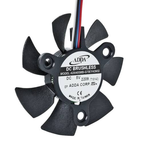 ADDA AD0405MB-G7B(Y43NS) Axiallüfter 5 V/DC 8.5 m³/h (L x B x H) 40 x 40 x 10 mm