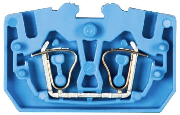 Wieland Electric 37.703.0553.6 Durchgangsklemme Federzuganschluss Blau 100St.