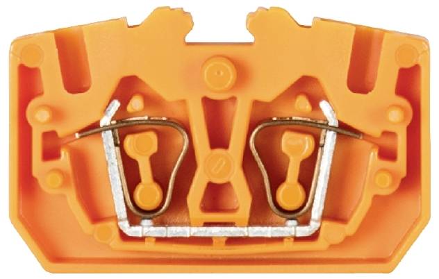 Wieland Electric 37.703.0553.9 Durchgangsklemme Federzuganschluss Orange 100St.