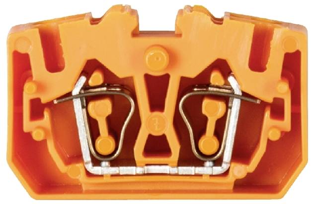 Wieland Electric 37.703.1053.9 Durchgangsklemme Federzuganschluss Orange 100St.