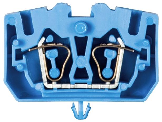 Wieland Electric 38.703.1053.6 Durchgangsklemme Federzuganschluss Blau 100St.