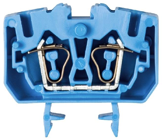 Wieland Electric 55.703.1053.6 Durchgangsklemme Federzuganschluss Blau 100St.