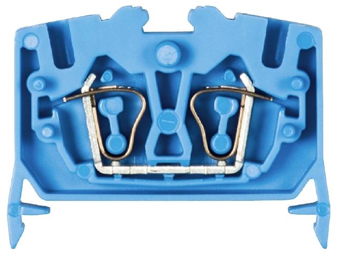 Wieland Electric 56.703.1053.6 Durchgangsklemme Federzuganschluss Blau 100St.