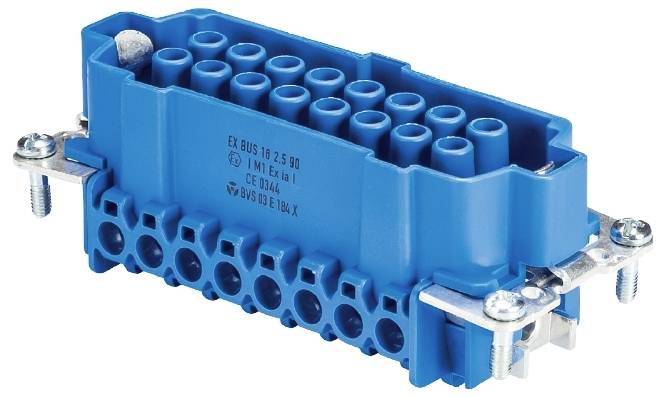 Wieland Electric 72.300.1653.9 Buchseneinsatz Gesamtpolzahl 16 10St.