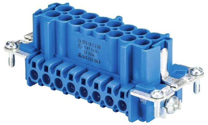 Wieland Electric 72.310.1653.9 Steckereinsatz Gesamtpolzahl 16 10St.