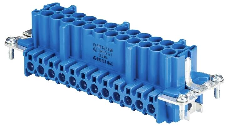 Wieland Electric 72.310.2453.9 Steckereinsatz Gesamtpolzahl 24 10St.