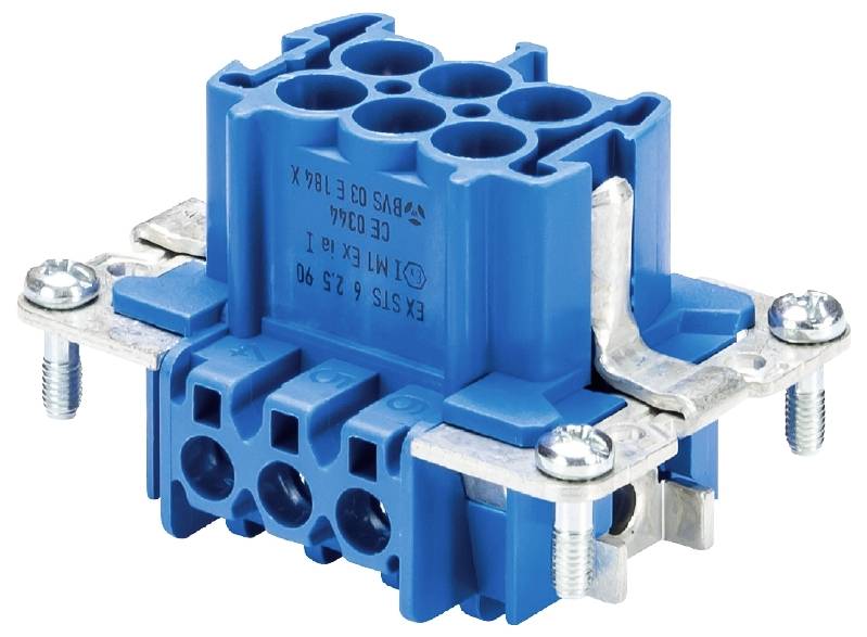 Wieland Electric 72.311.0653.9 Steckereinsatz Gesamtpolzahl 6 10St.