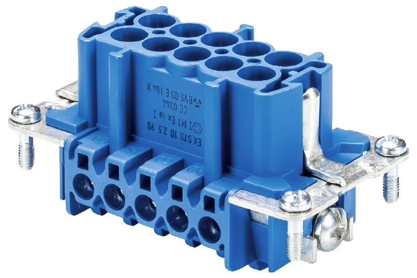 Wieland Electric 72.311.1053.9 Steckereinsatz Gesamtpolzahl 10 10St.