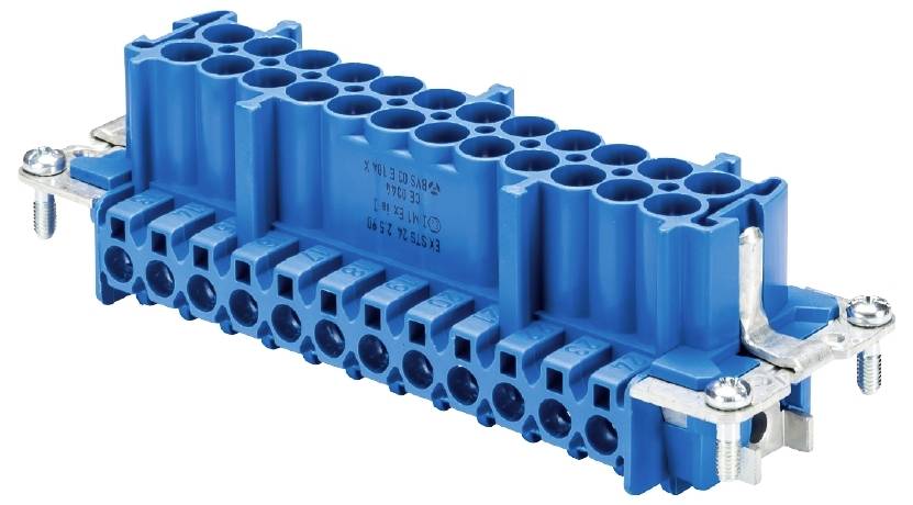 Wieland Electric 72.311.2453.9 Steckereinsatz Gesamtpolzahl 24 10St.