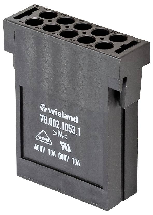 Wieland Electric 78.002.1053.1 Moduleinsatz Gesamtpolzahl 10 10St.