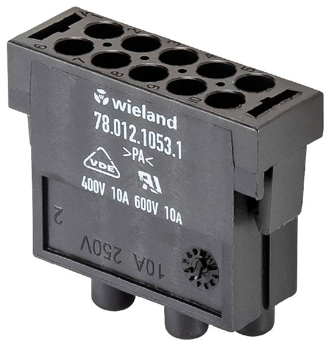 Wieland Electric 78.012.1053.1 Moduleinsatz Gesamtpolzahl 10 10St.