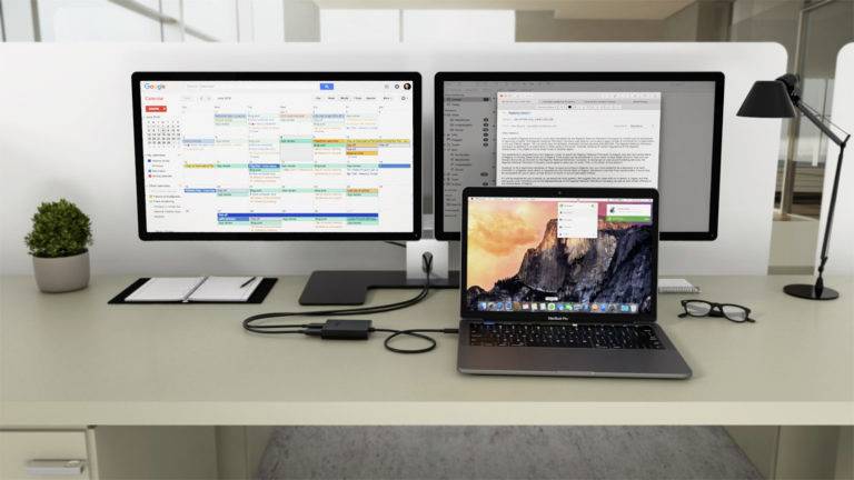 I-tec USB Adapter [1x USB-C® - 2x HDMI®] USB C auf Dual HDMI Port 0.3m