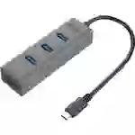 I-tec USB C Metal HUB 4 Port passive USB-Kombi-Hub Grau I-tec USB C Metal HUB 4 Port passive USB-Kombi-Hub Grau
