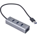 I-tec USB 3.0 Metal HUB 4 port Passive USB-Kombi-Hub Grau I-tec USB 3.0 Metal HUB 4 port Passive USB-Kombi-Hub Grau