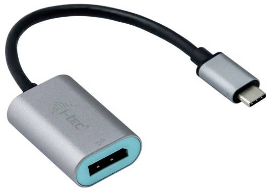 I-tec USB Adapter [1x USB-C® - 1x DisplayPort] USB C Metal DP 4K 60Hz Adapter 0.15m