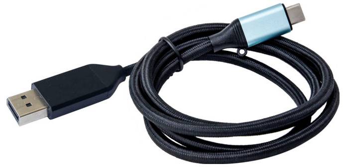 I-tec Anschlusskabel USB-C® Stecker, DisplayPort Stecker 1.5m Schwarz C31CBLDP60HZ USB-C®-Displaykabel