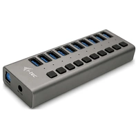 I-tec USB 3.0 Charging HUB 10 Port USB-Kombi-Hub Grau I-tec USB 3.0 Charging HUB 10 Port USB-Kombi-Hub Grau
